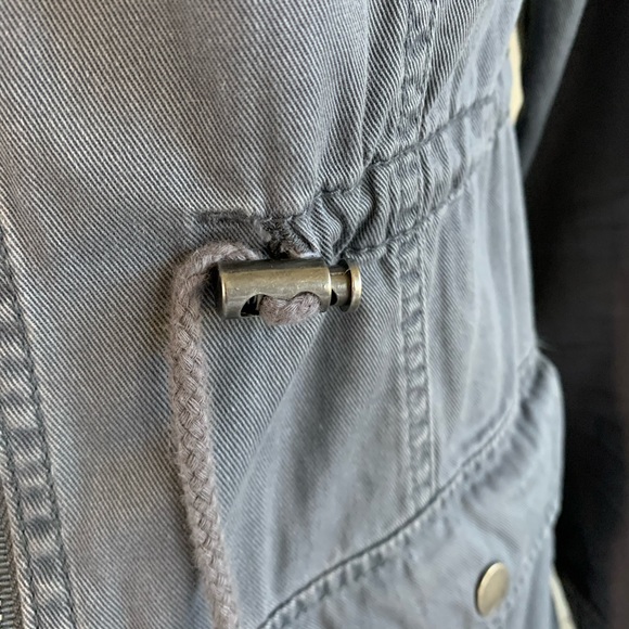 Grey Utility Jacket with Hood Zipper MOSSIMO - Picture 8 of 16